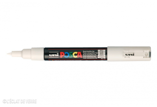 Marqueur POSCA Uni-Ball Pointe Extra Large 15 Mm Blanc - Pour Toutes Surfaces