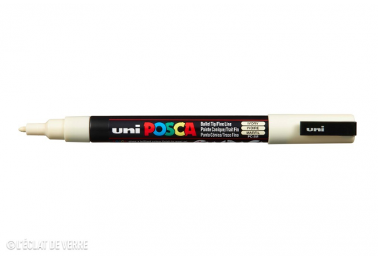Marqueur Posca pointe conique trait fin ivoire