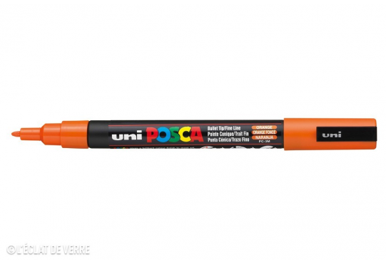 Marqueur Posca pointe conique trait fin Orange foncé