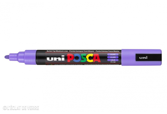 Marqueur Posca pointe conique trait moyen Lilas